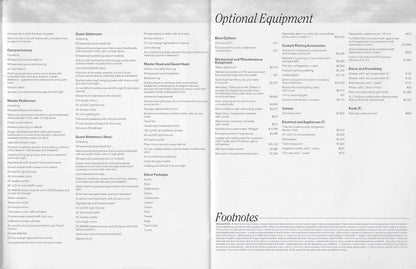 Hatteras 54 Convertible Specification Brochure