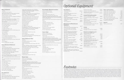 Hatteras 70 Convertible Specification Brochure