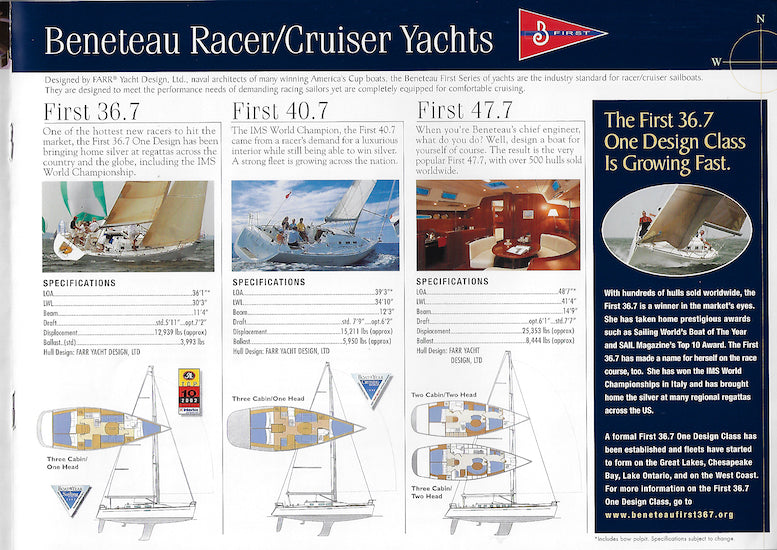 Beneteau 2004 Sail Brochure