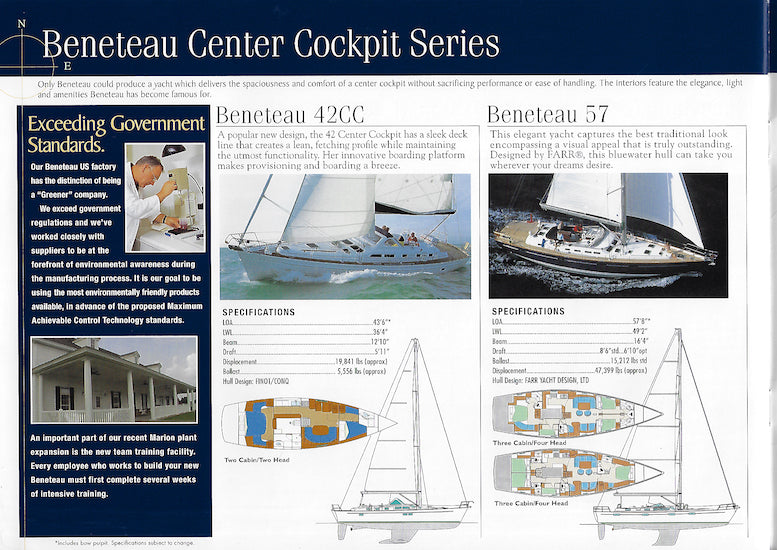 Beneteau 2004 Sail Brochure