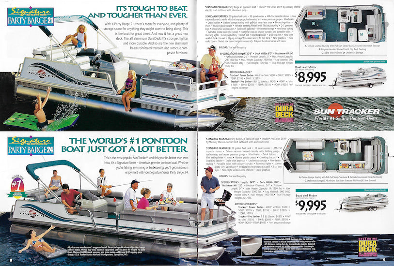 Sun Tracker 1996 Brochure