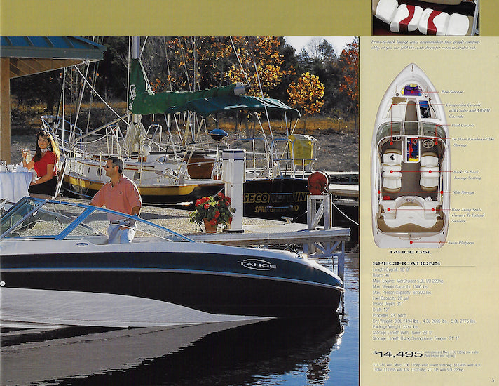 Tahoe 1999 Sport Boats Brochure