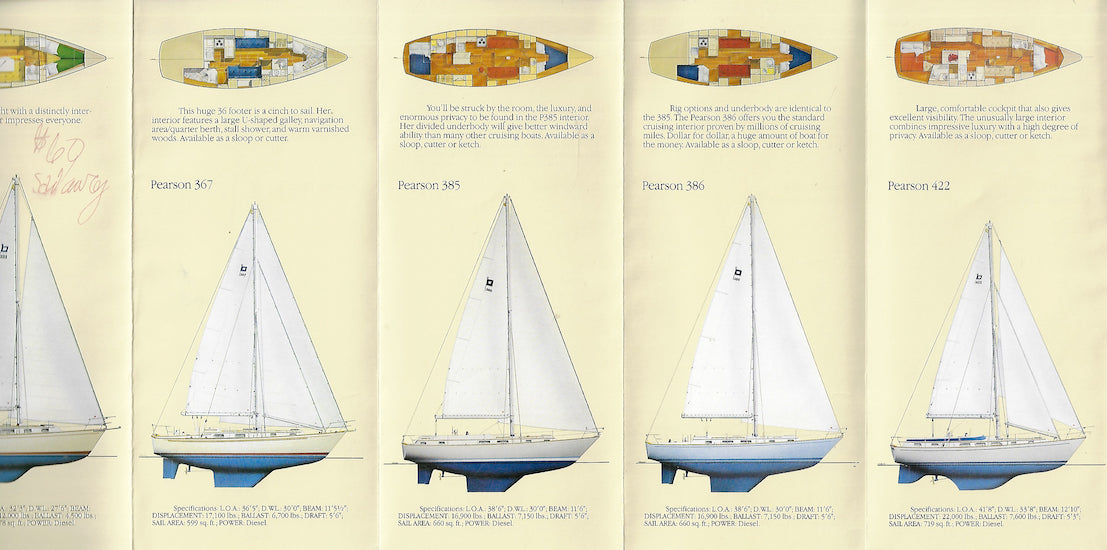 Pearson 1984 Brochure