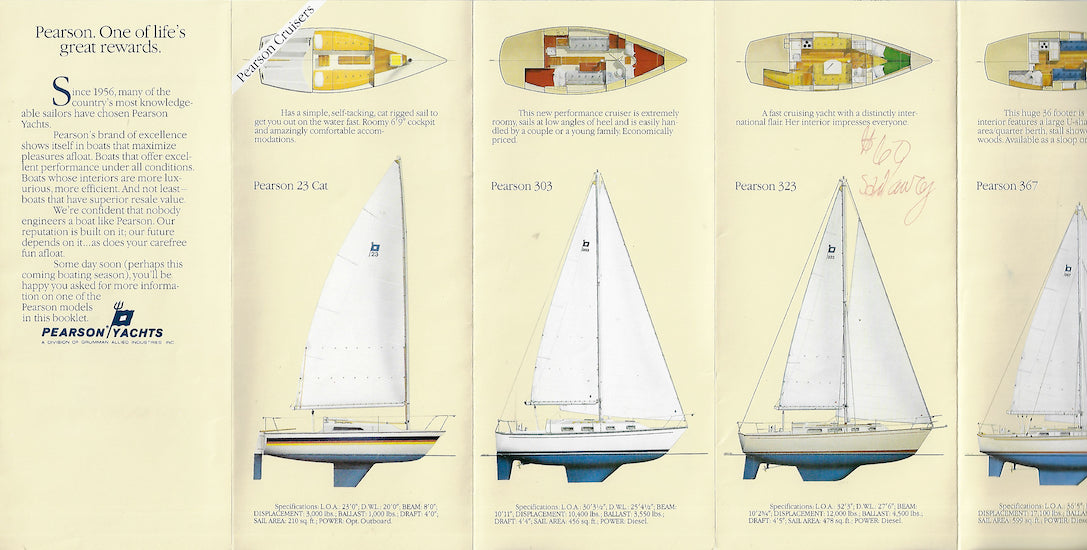 Pearson 1984 Brochure