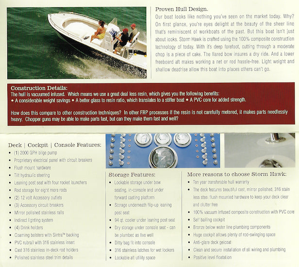 Storm Hawk 21 Brochure