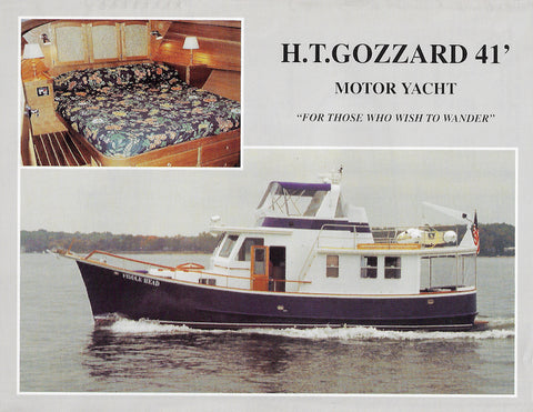 Gozzard 41 Motor Yacht Brochure