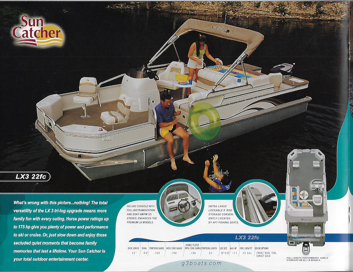 G3 2004 Sun Catcher Pontoon Brochure