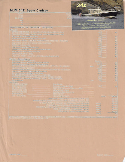 MJM 34z Brochure Package