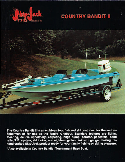 Skip Jack Country Bandit II Brochure
