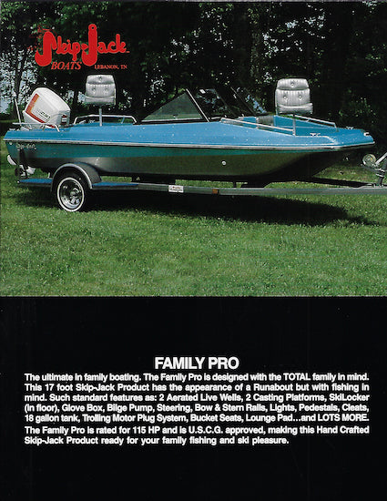 Skip Jack Family Pro Brochure