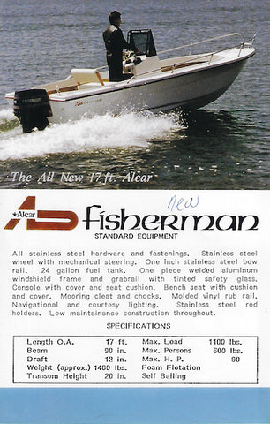 Alcar 17 Fisherman Brochure