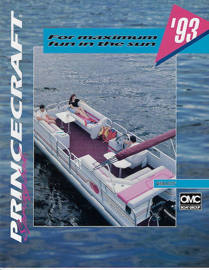Princecraft 1993 Pontoon & Deck Boats Brochure