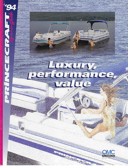 Princecraft 1994 Pontoon & Deck Boats Brochure