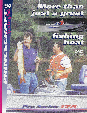 Princecraft 1994 Fishing Brochure