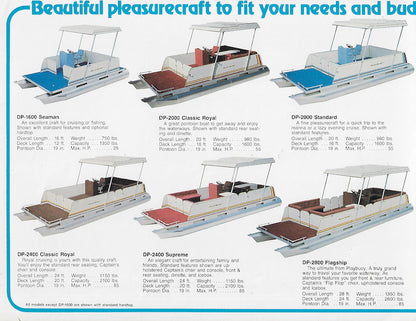 Playbuoy 1983 Pontoon Brochure