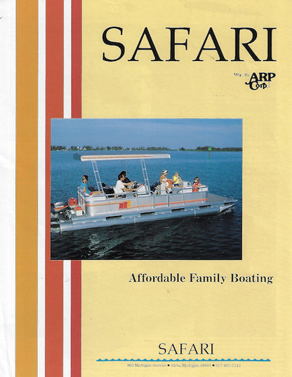 Safari 1987 Pontoon Brochure