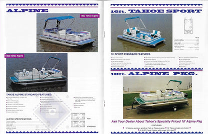 Tahoe 1995 Pontoon Brochure