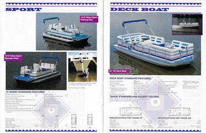 Tahoe 1995 Pontoon Brochure
