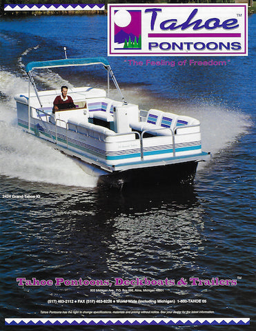 Tahoe 1995 Pontoon Brochure