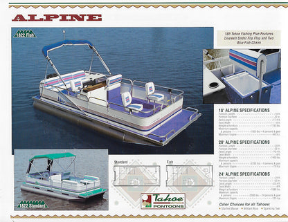 Tahoe 1996 Pontoon Brochure