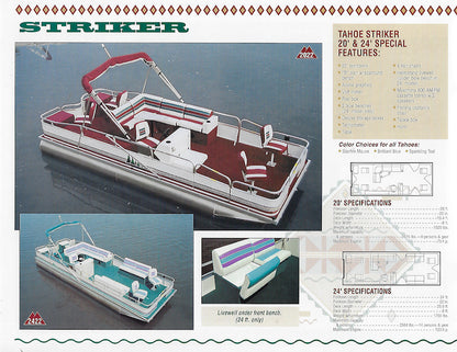 Tahoe 1996 Pontoon Brochure