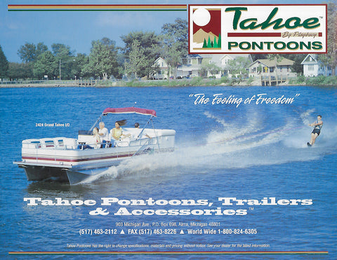 Tahoe 1996 Pontoon Brochure