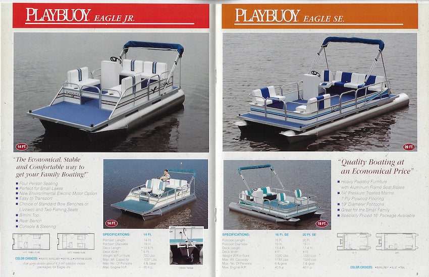 Playbuoy 1995 Pontoon Brochure