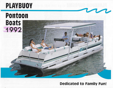 Playbuoy 1992 Pontoon Brochure