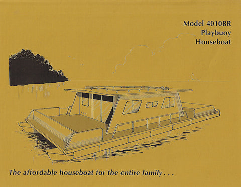 Playbuoy Houseboat 4010BR Brochure