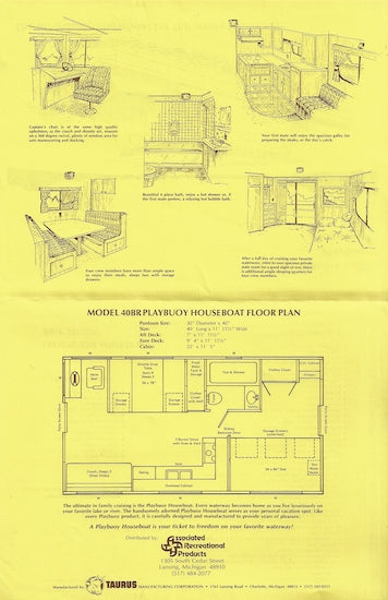 Playbuoy Houseboat 40BR Brochure