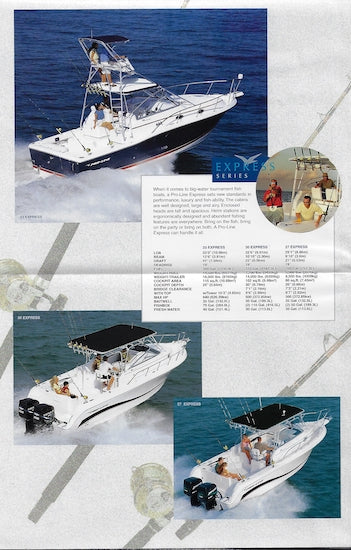 Pro Line 2004 Poster Brochure