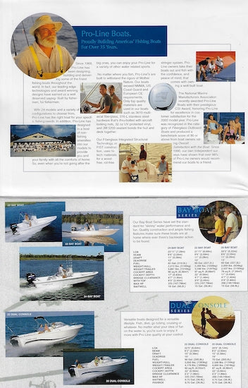 Pro Line 2004 Poster Brochure