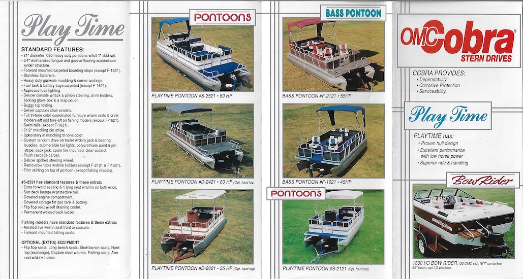Playtime 1981 Brochure