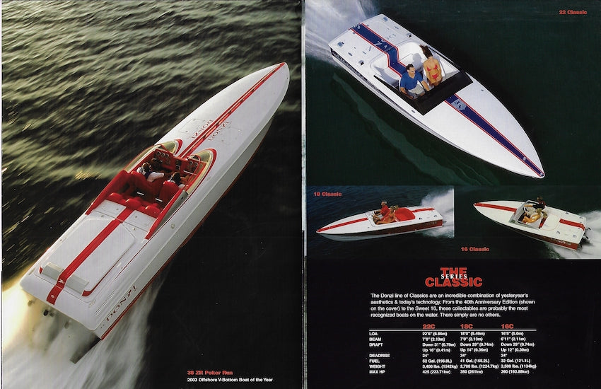 Donzi 2004 Poster Brochure