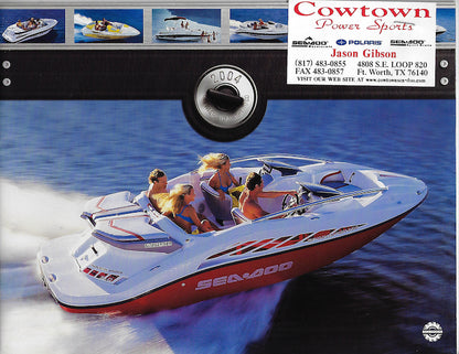 Sea Doo 2004 Sport Boats Brochure
