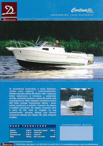 Delphia Cortina 480 Kabin / Pilot Brochure