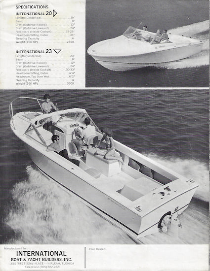 International 20 & 23 Brochure