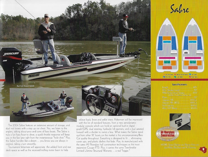 Bass Cat 2004 Brochure