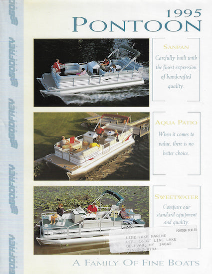 Godfrey 1995 Pontoon Poster Brochure