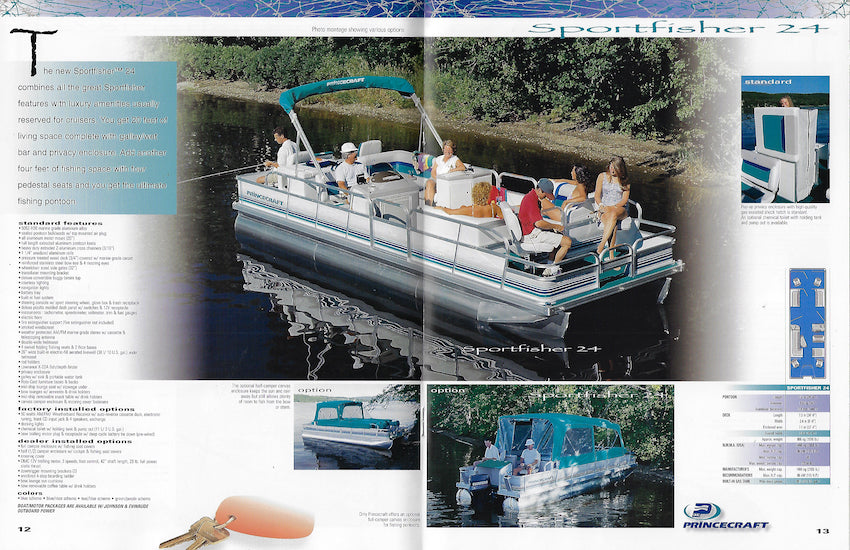 Princecraft 1996 Pontoon & Deck Boats Brochure