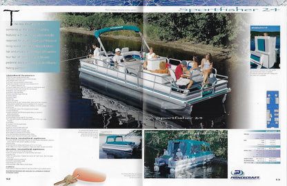 Princecraft 1996 Pontoon & Deck Boats Brochure