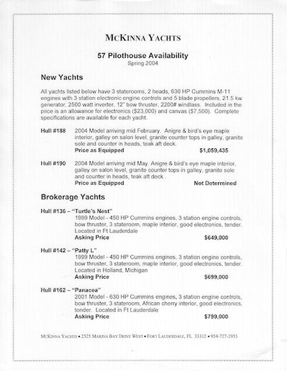McKinna 57 Brochure