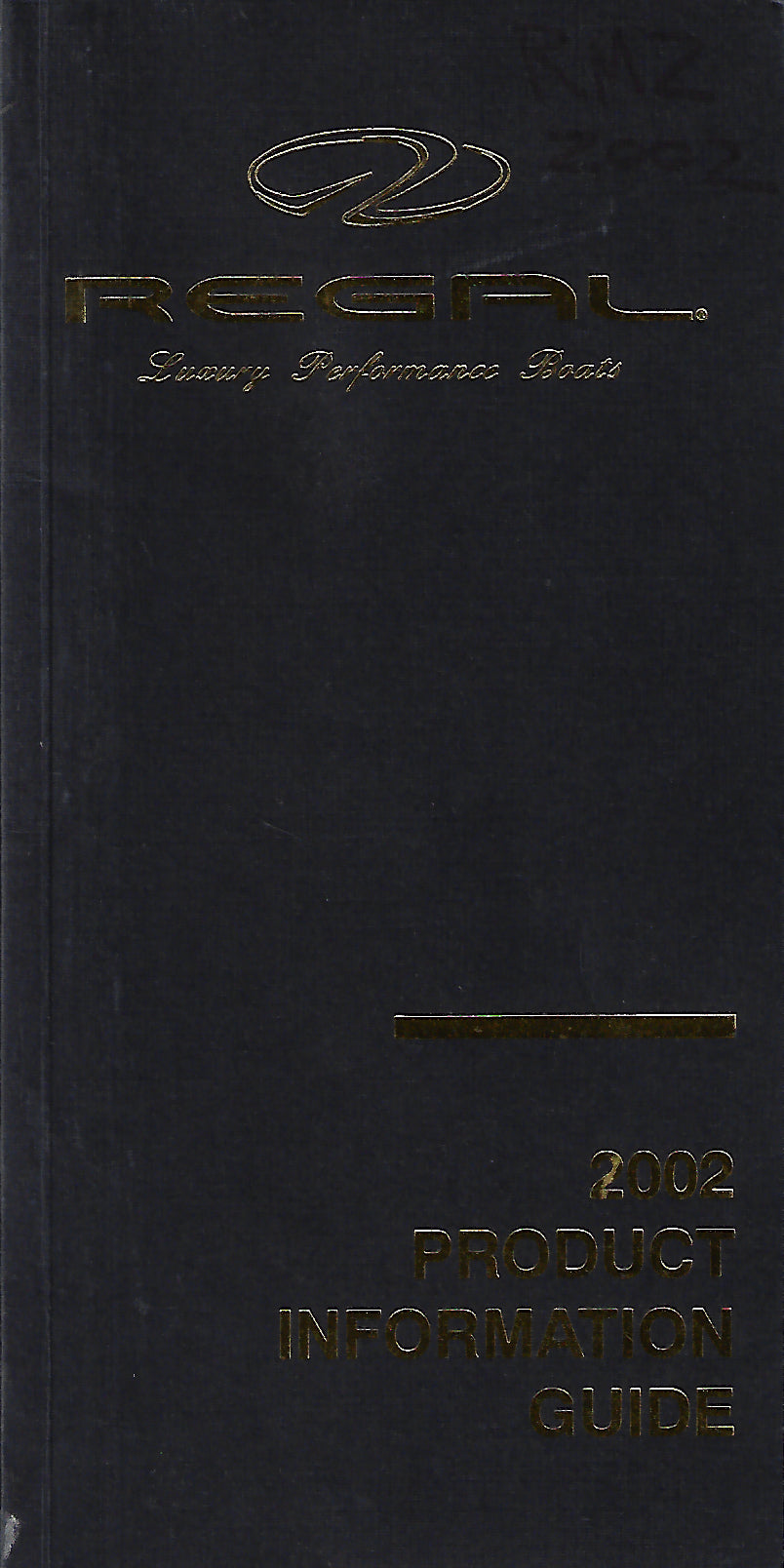 Regal 2002 Dealer Handbook