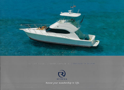 Riviera 40 Flybridge Convertible Brochure