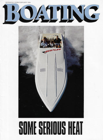 Hustler 40 Boating Magazine Reprint Brochure