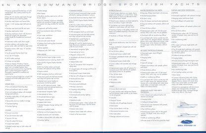 Sea Force IX 81.5 Convertible Specification Brochure