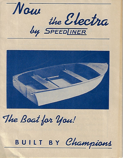 General Marine Speedliner Electra Brochure Brochure