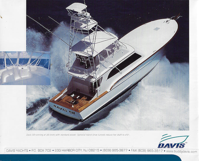 Buddy Davis 58 Sportfisherman Brochure