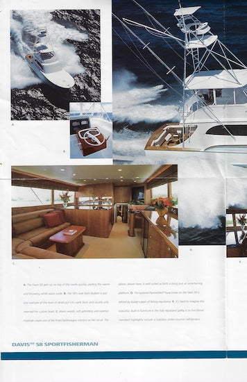 Buddy Davis 58 Sportfisherman Brochure