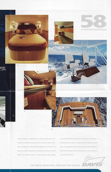 Buddy Davis 58 Sportfisherman Brochure